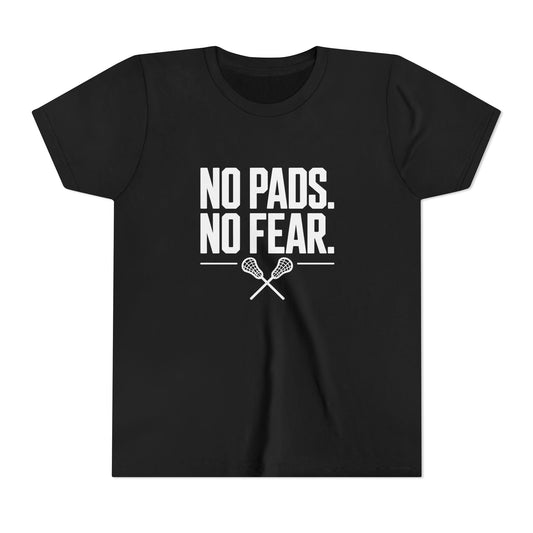 No Pads, No Fear Youth Short Sleeve Tee