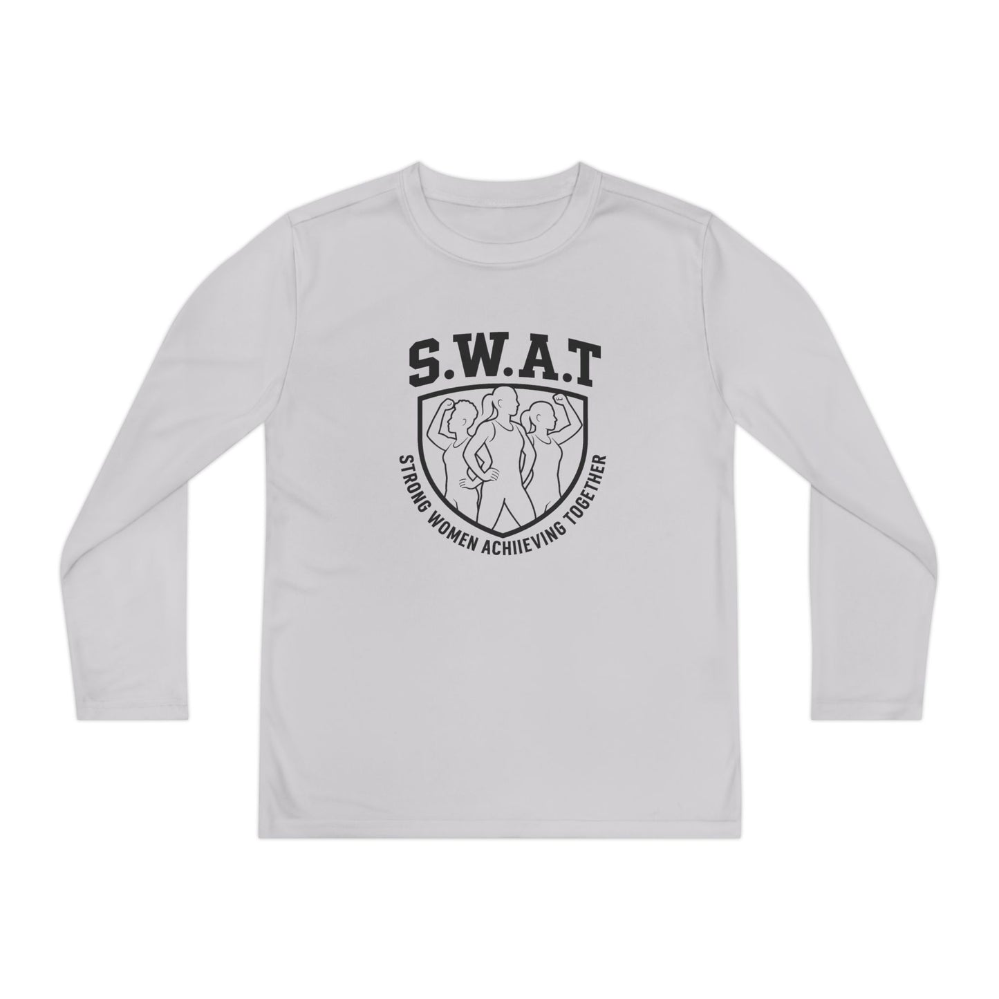 S.W.A.T – Strong Women Achieving Together Youth Long Sleeve Competitor Tee