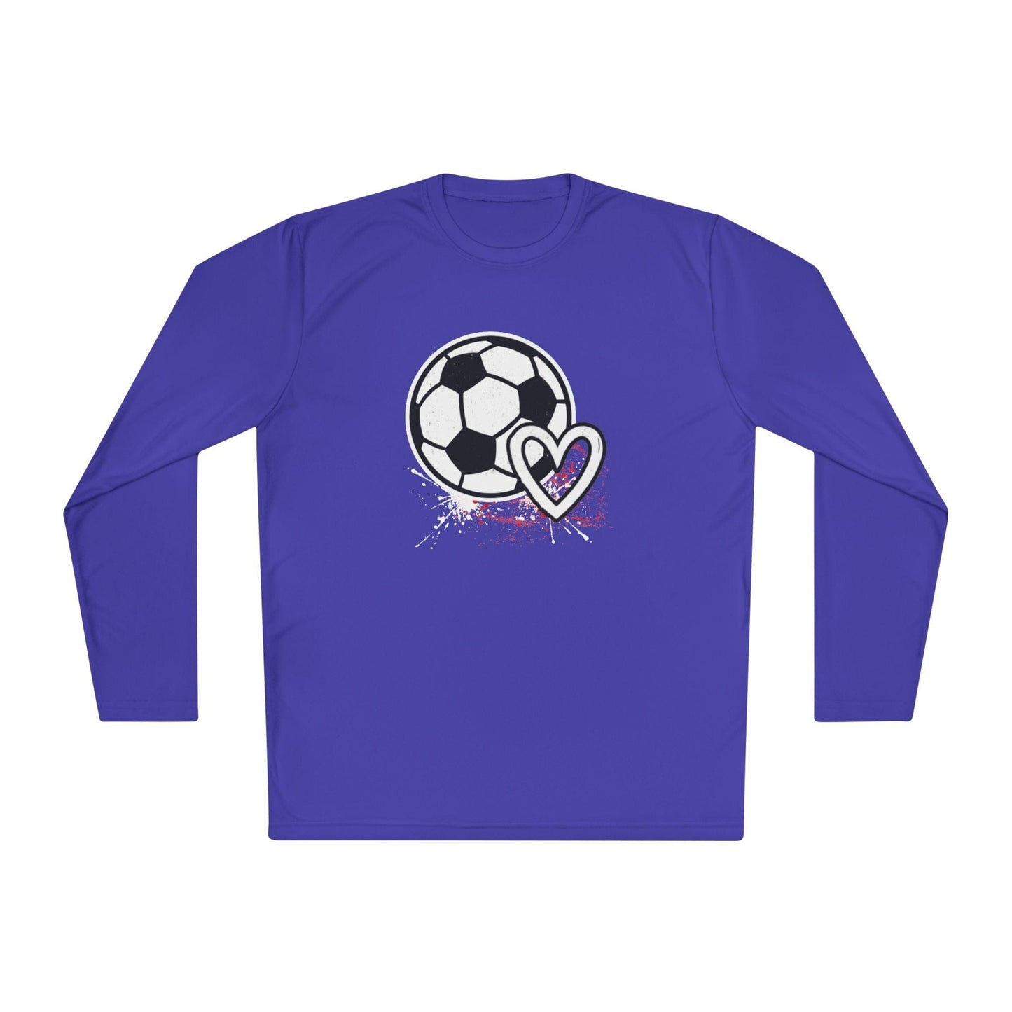 Soccer Is Her Heartbeat  Lightweight Long Sleeve Tee