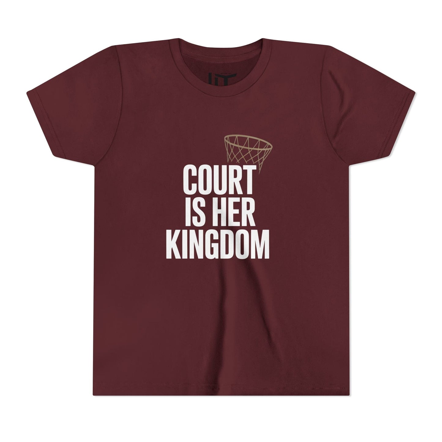 Court Is Her Kingdom Youth Short Sleeve Tee