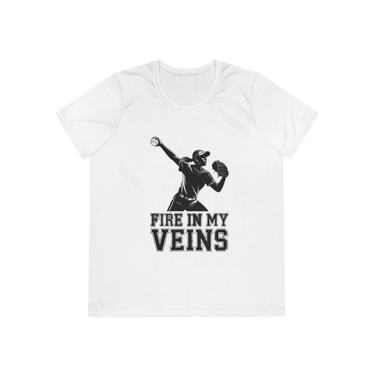 Fire In My Veins Ladies Competitor Tee