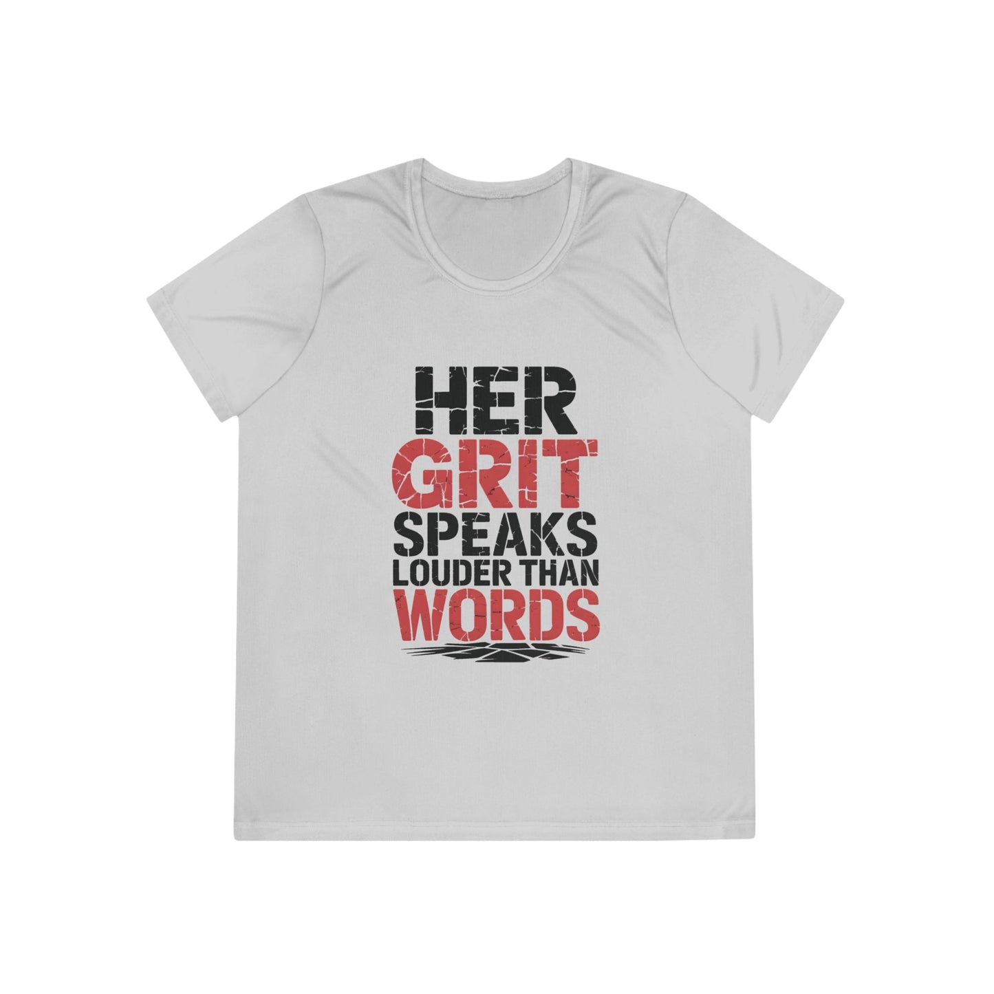 Grit Over Words  Ladies Competitor Tee