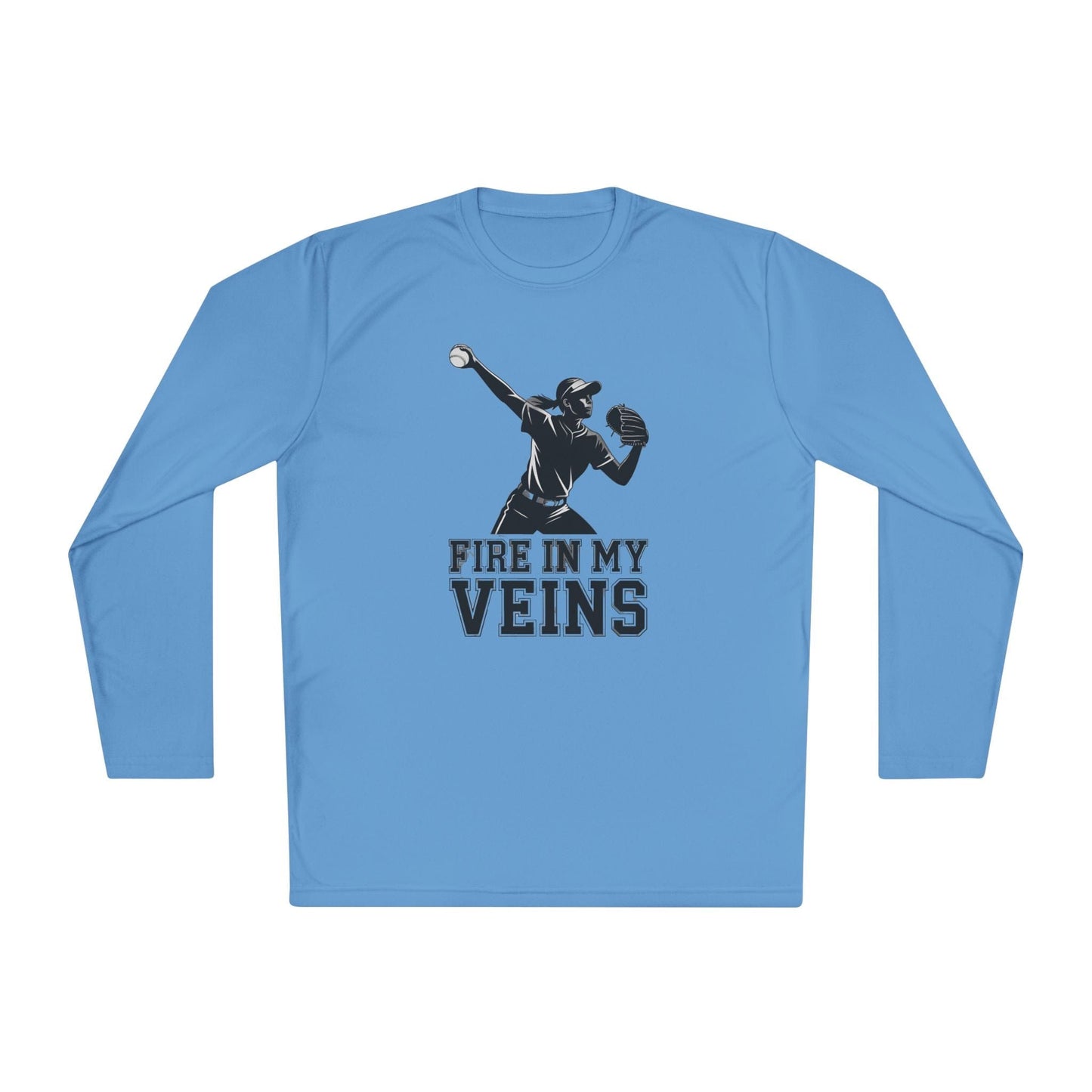 Fire In My Veins Unisex Lightweight Long Sleeve Tee