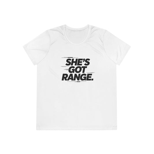 She's Got Range Ladies Moisture Wicking Tee