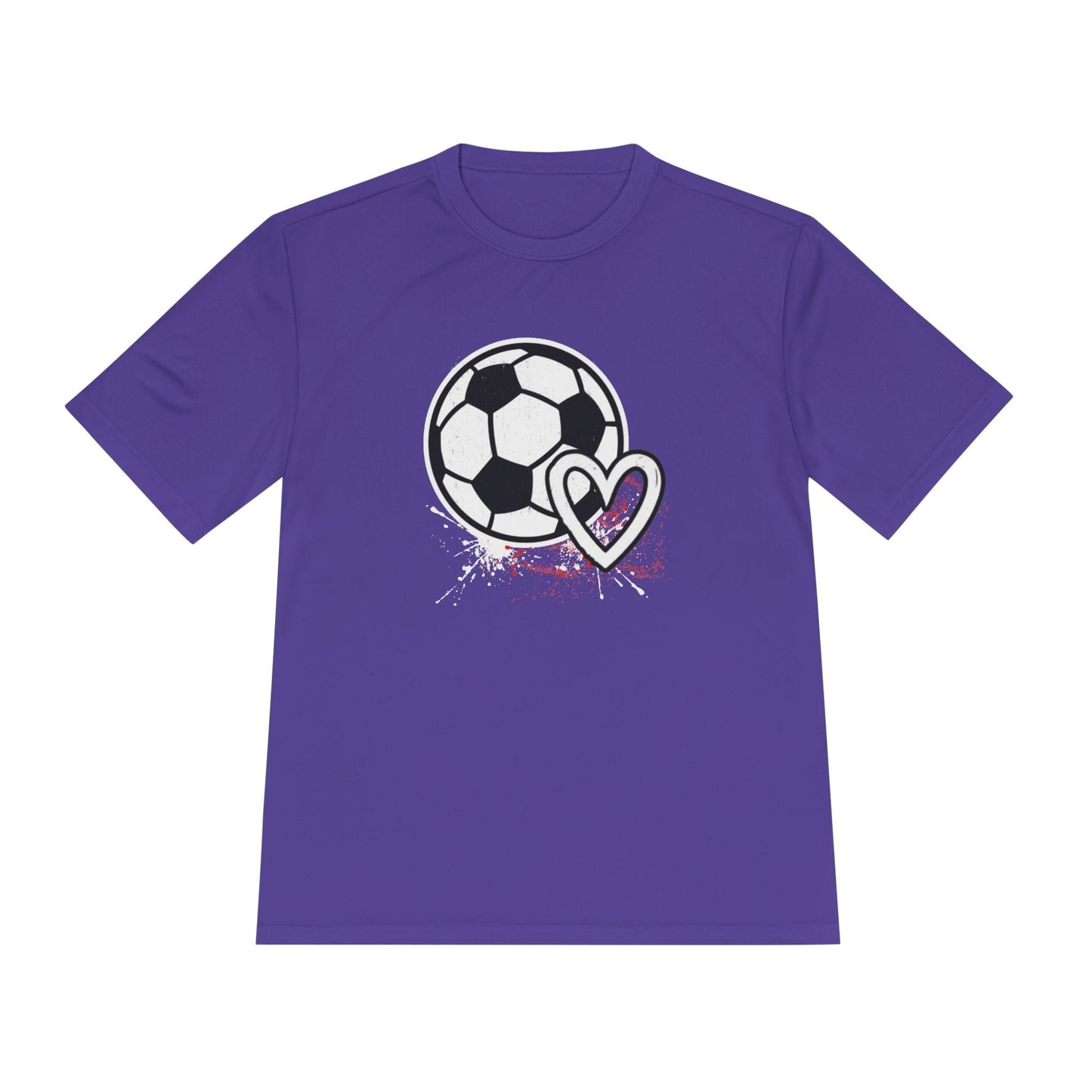 Soccer Is Her Heartbeat  Unisex Moisture Wicking Tee