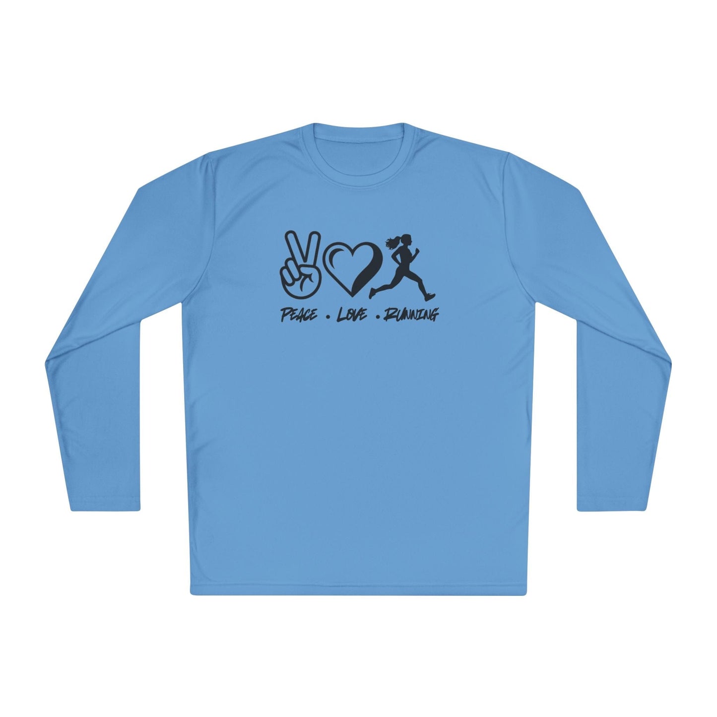 Peace • Love • Running Lightweight Long Sleeve Tee