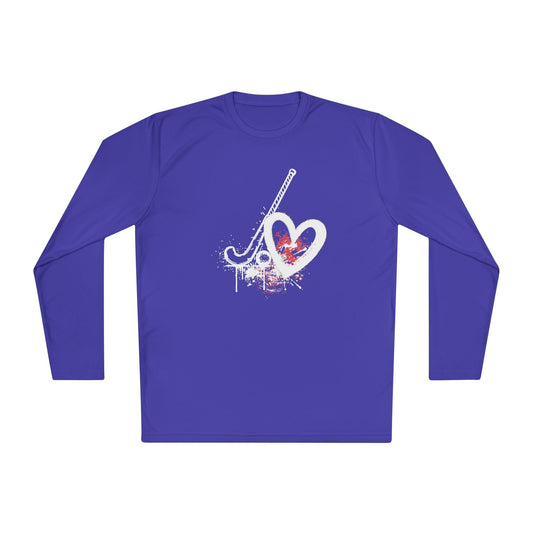 Field Hockey Is Her Heartbeat Lightweight Long Sleeve Tee