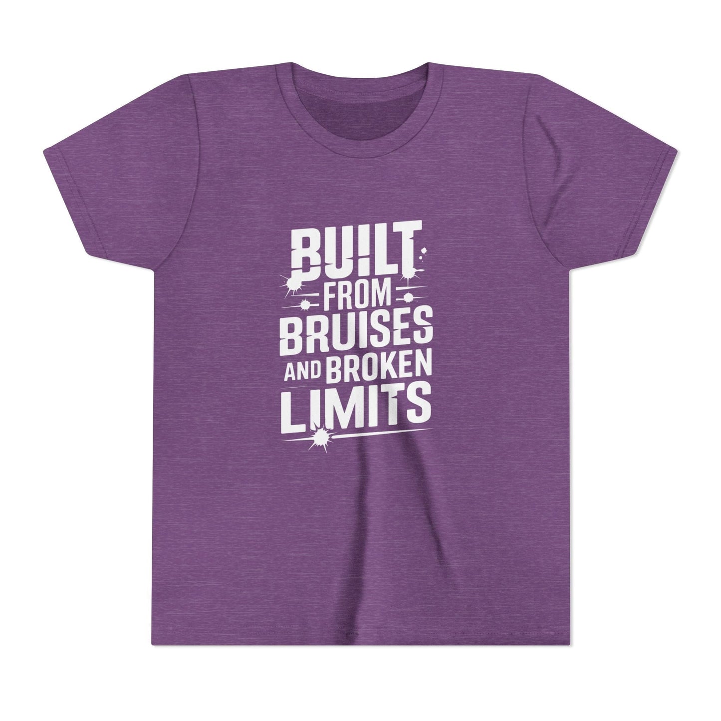 Built From Bruises And Broken Limits Youth Short Sleeve Tee