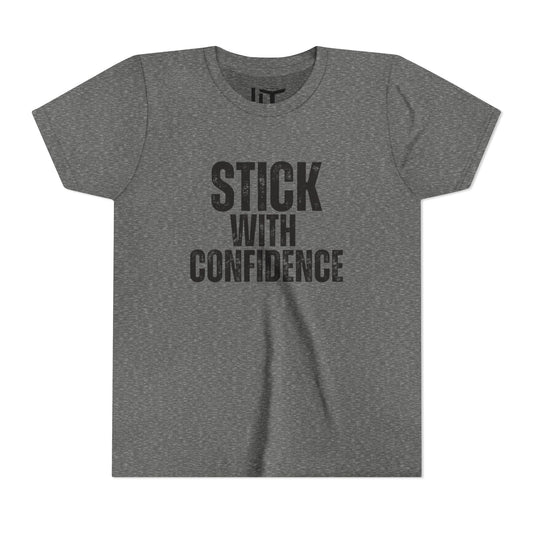 Stick With Confidence Youth Short Sleeve Tee