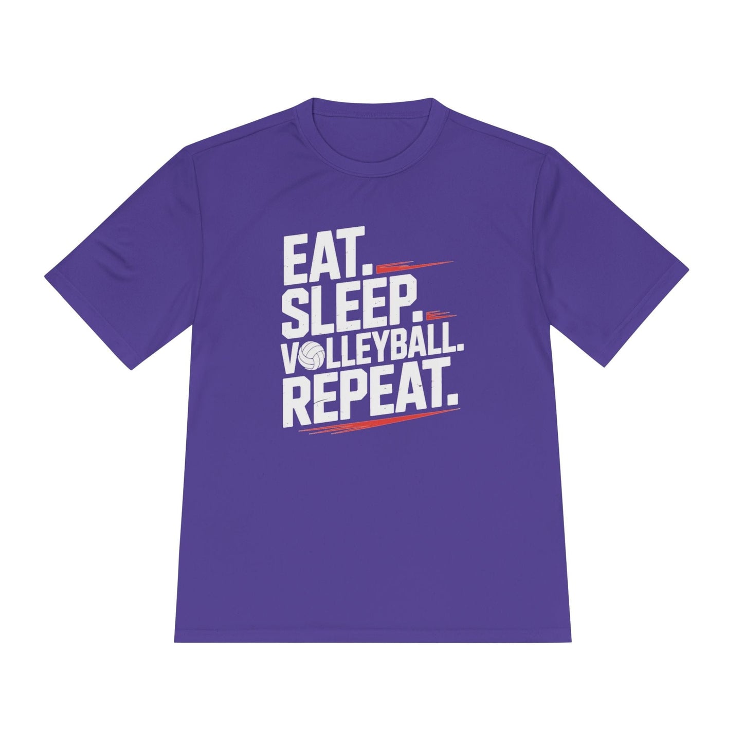 Eat.Sleep.Volleyball.Repeat Unisex Moisture Wicking Tee