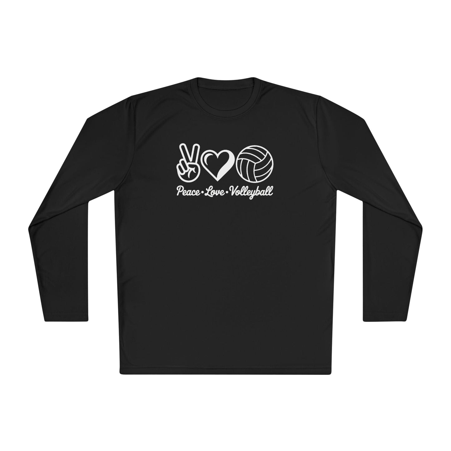 Peace • Love • Volleyball Lightweight Long Sleeve Tee
