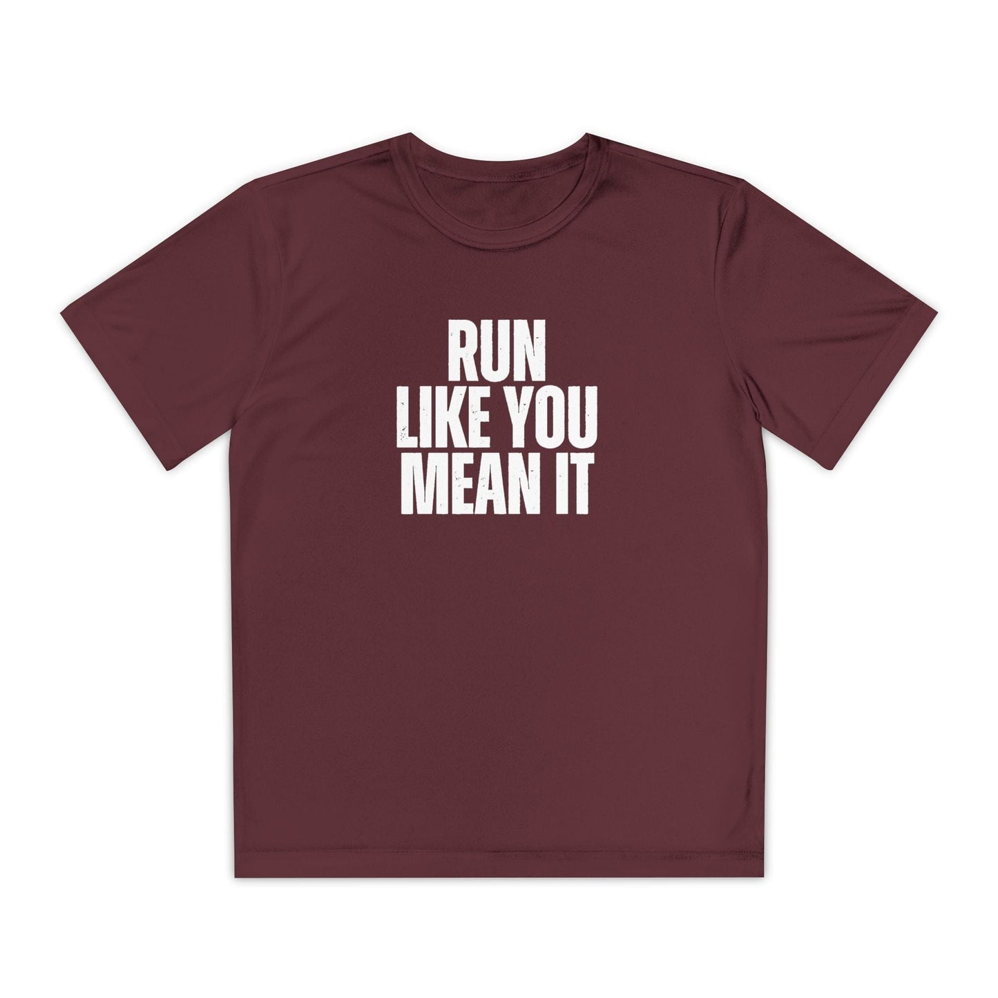 Run Like You Mean It Youth Moisture Wicking Tee