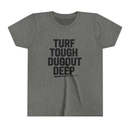 Turf Tough, Dugout Deep Youth Short Sleeve Tee