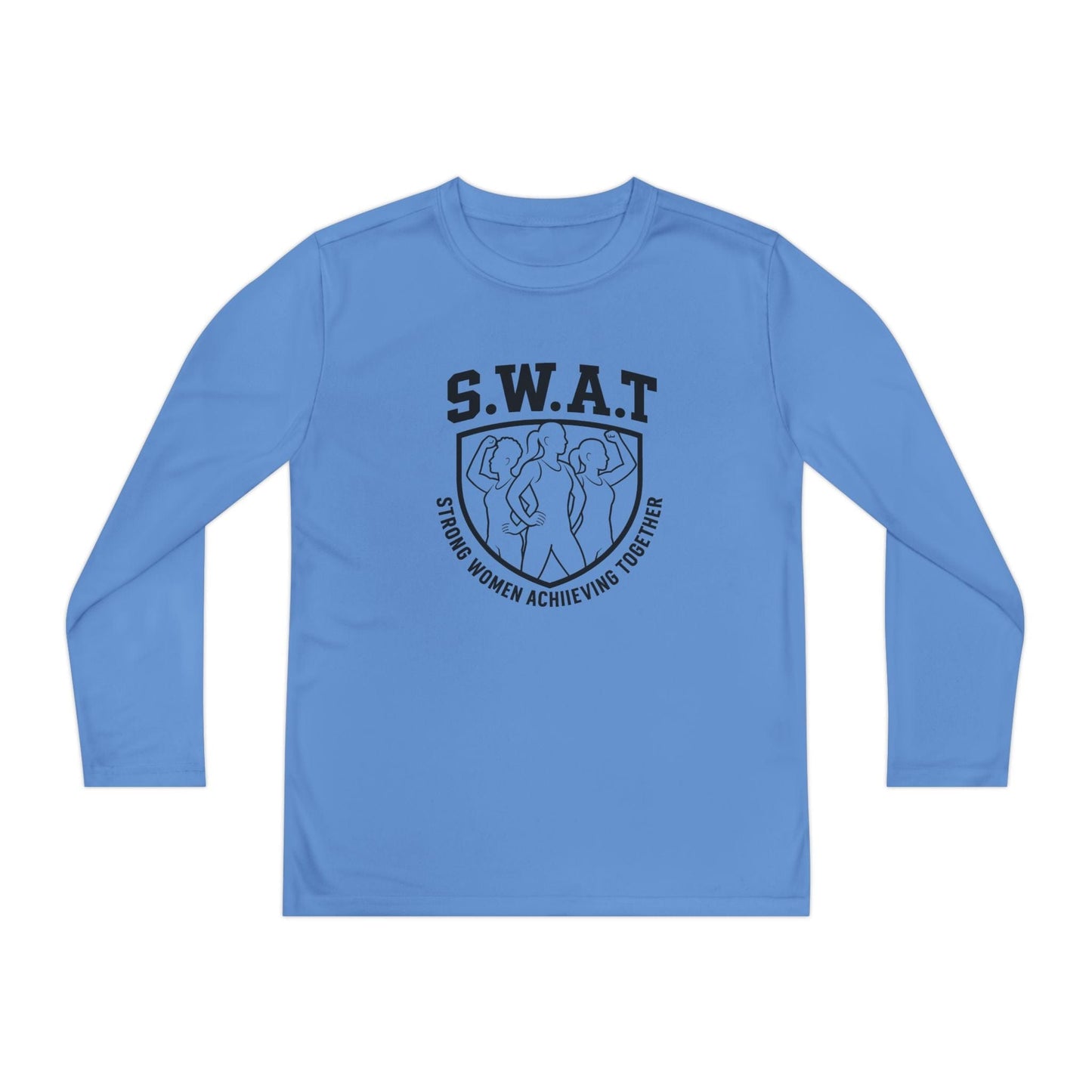 S.W.A.T – Strong Women Achieving Together Youth Long Sleeve Competitor Tee
