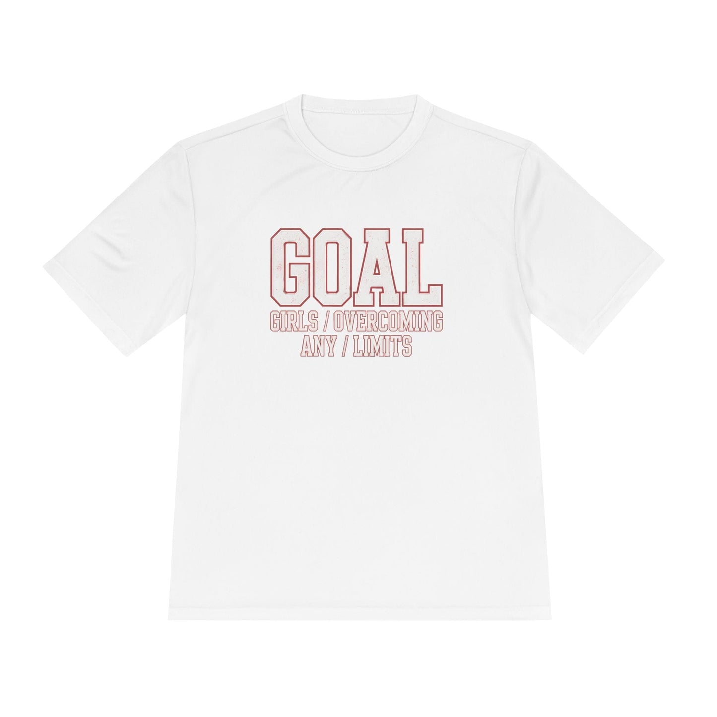 Goal: Girls Overcoming Any Limits Unisex Moisture Wicking Tee