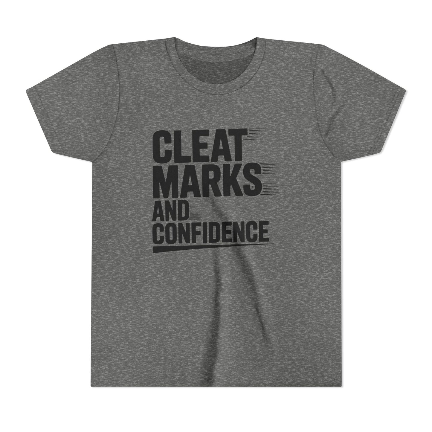 Cleat Marks And Confidence Youth Short Sleeve Tee