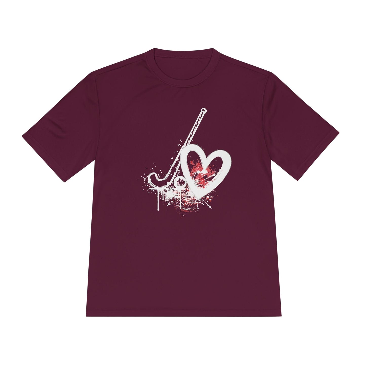 Field Hockey Is Her Heartbeat Unisex Moisture Wicking Tee