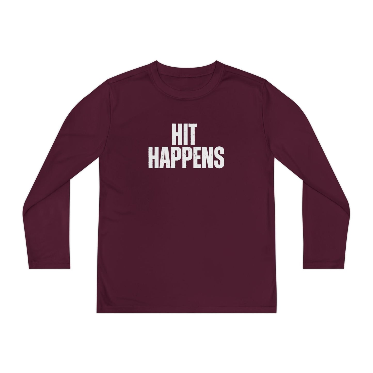 Hit Happens Youth Long Sleeve Competitor Tee