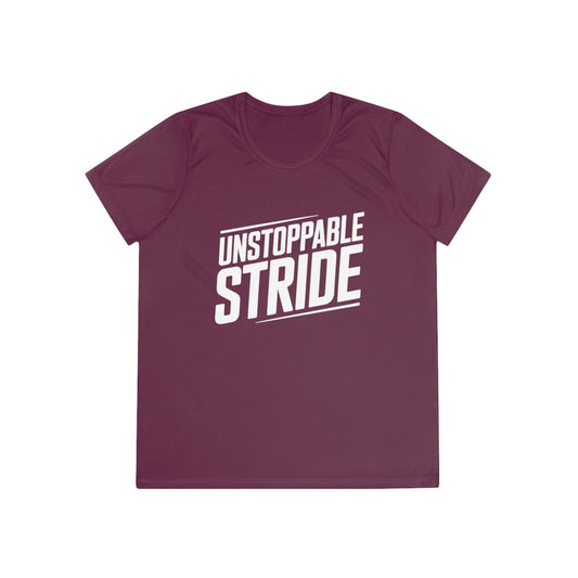 Unstoppable Stride Ladies Moisture Wicking Tee