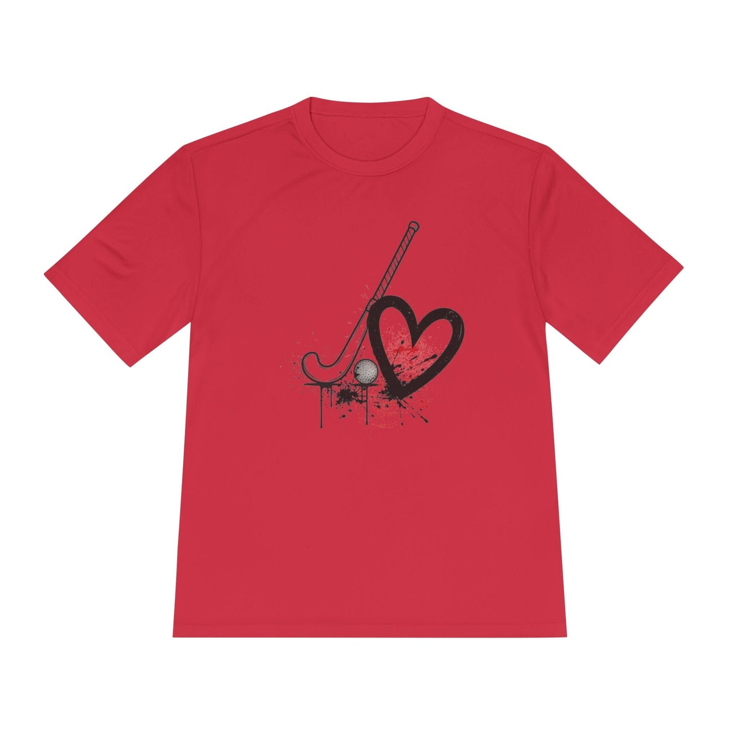 Field Hockey Is Her Heartbeat Unisex Moisture Wicking Tee