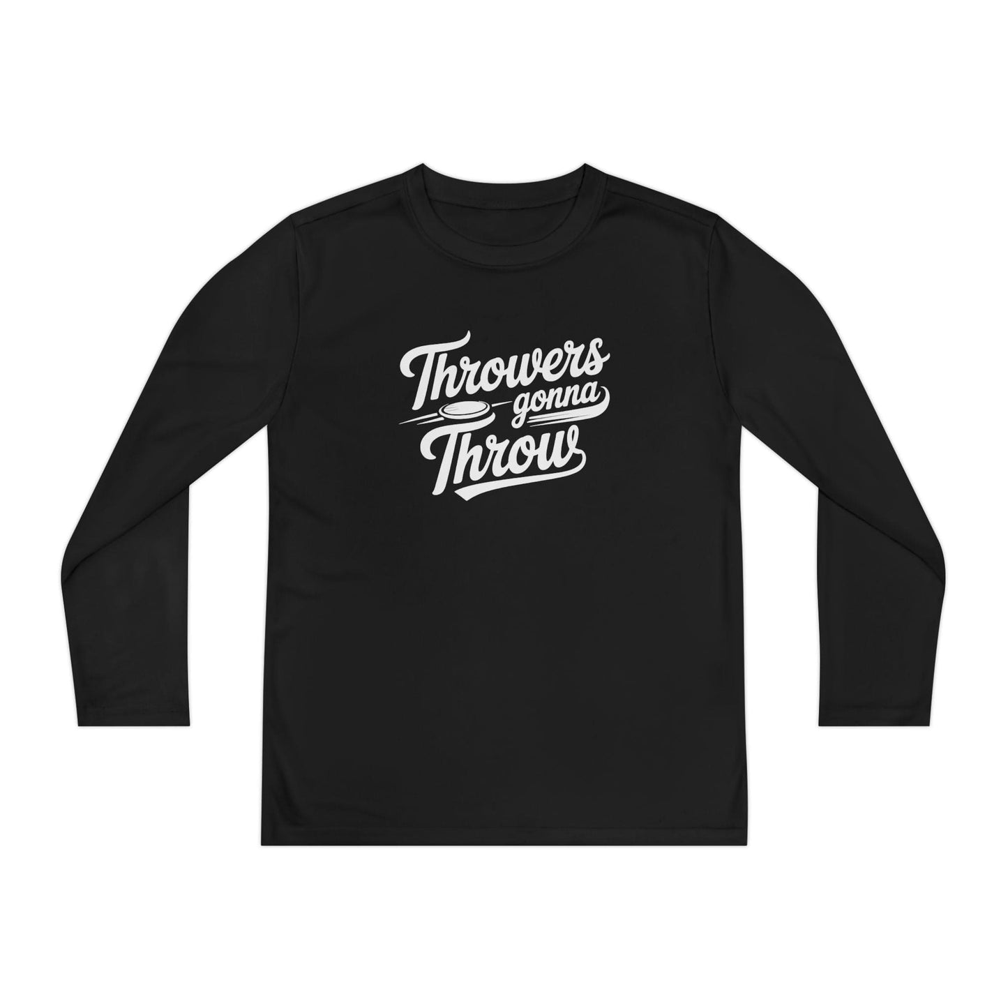 Throwers Gonna Throw Youth Long Sleeve Competitor Tee