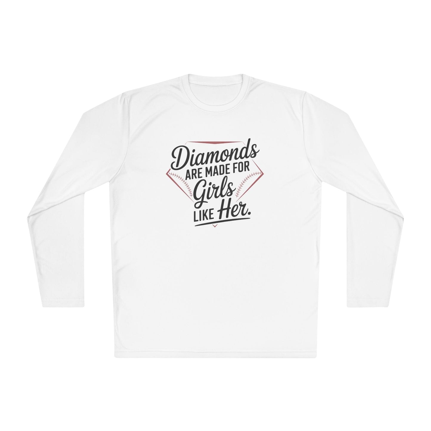 Diamonds Are Made for Girls Like Her Lightweight Long Sleeve Tee