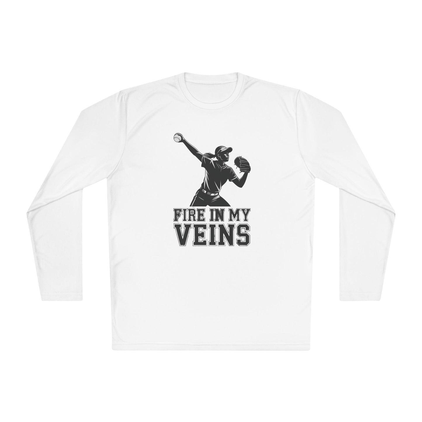Fire In My Veins Unisex Lightweight Long Sleeve Tee