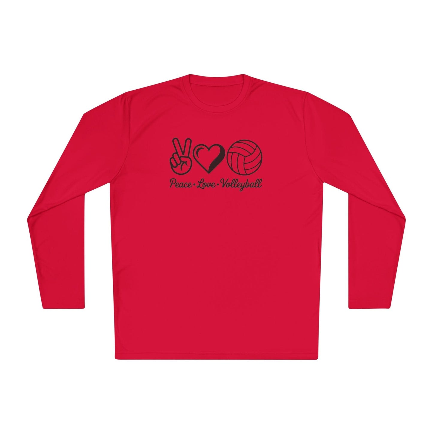 Peace • Love • Volleyball Lightweight Long Sleeve Tee