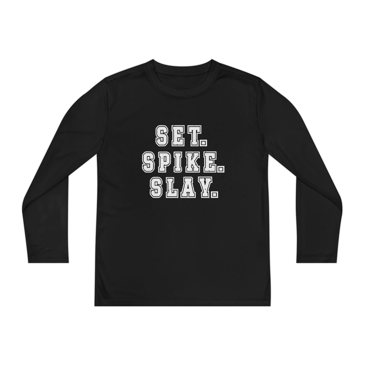 Set.Spike.Slay Youth Long Sleeve Competitor Tee