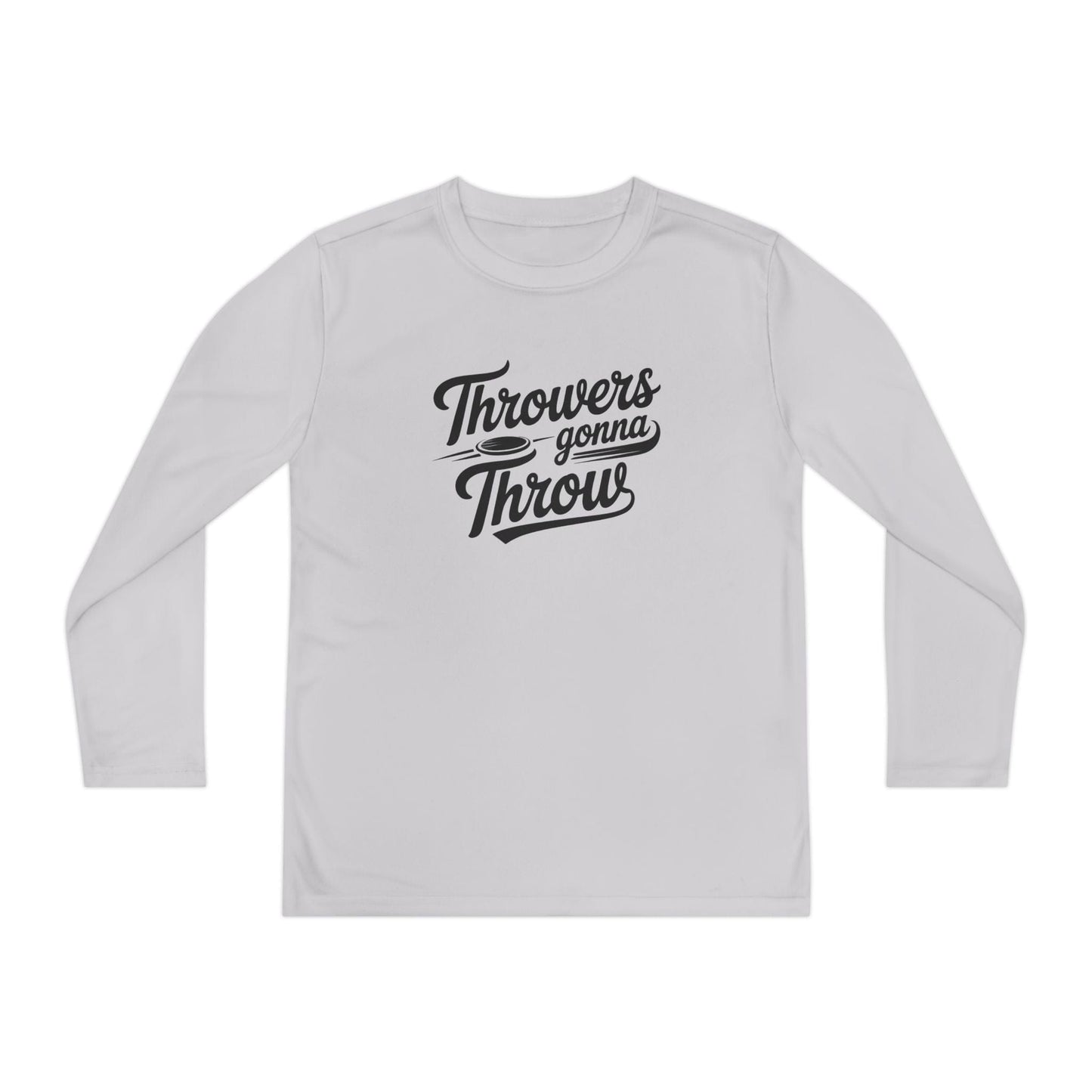 Throwers Gonna Throw Youth Long Sleeve Competitor Tee