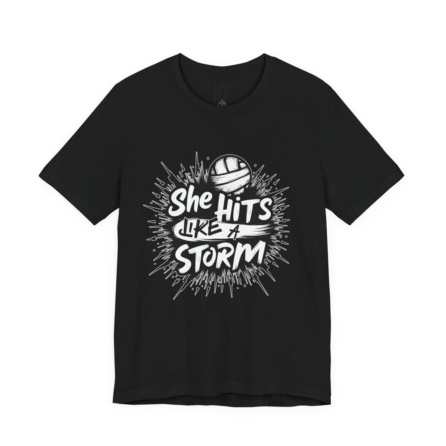 She Hits Like A Storm T-Shirt