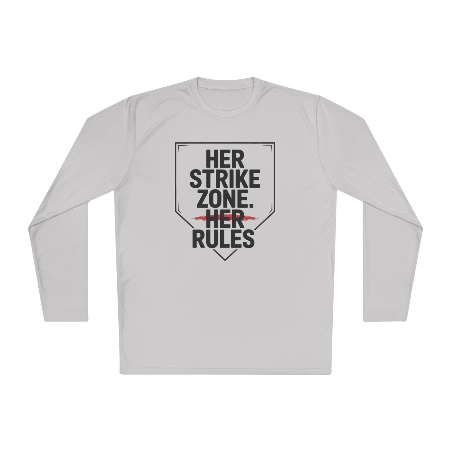 Her Strike Zone, Her Rules Lightweight Long Sleeve Tee