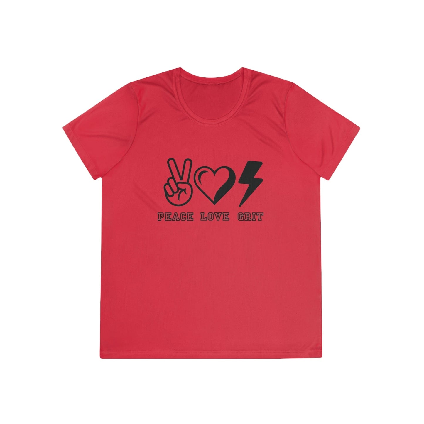 Peace, Love, Grit  Ladies Competitor Tee