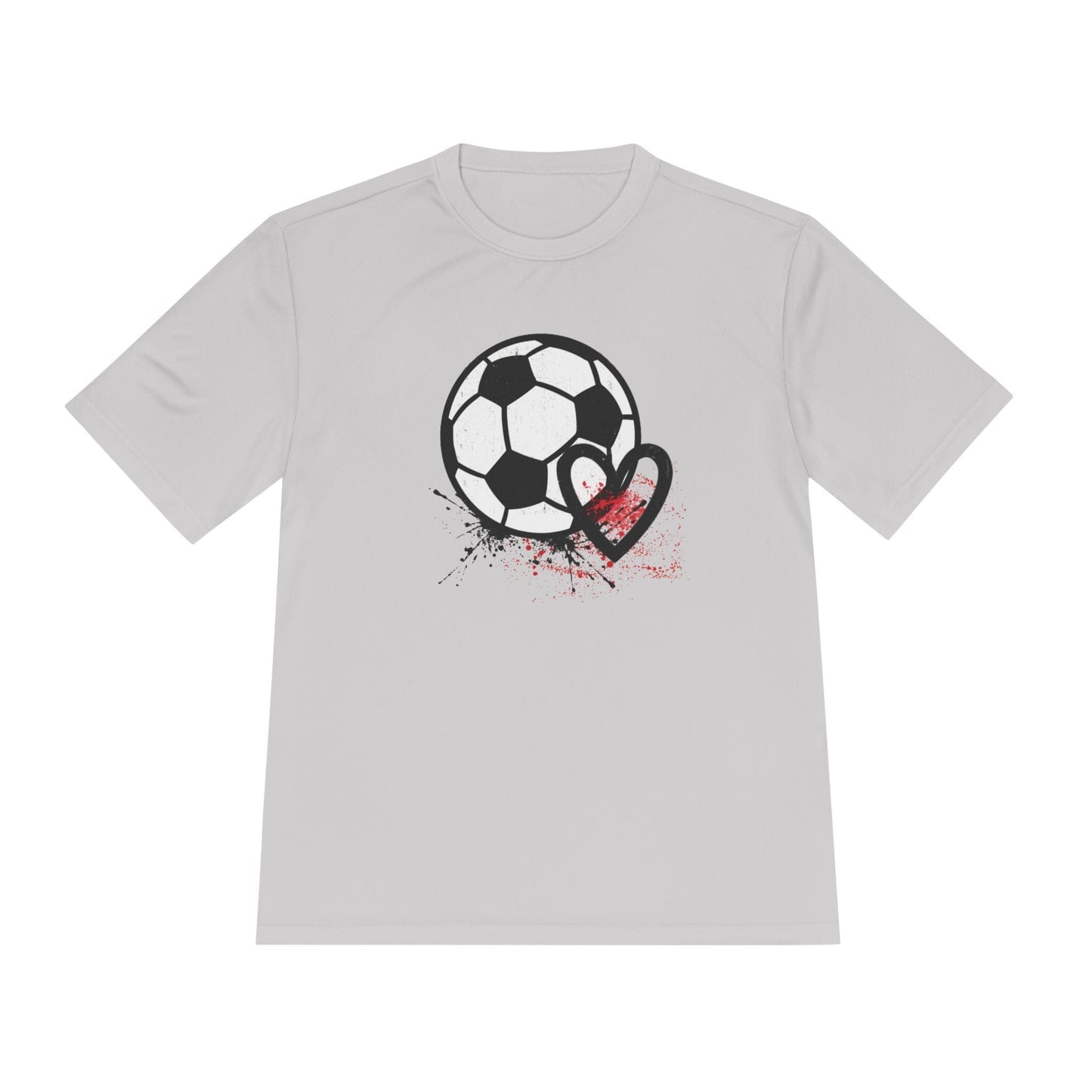 Soccer Is Her Heartbeat  Unisex Moisture Wicking Tee