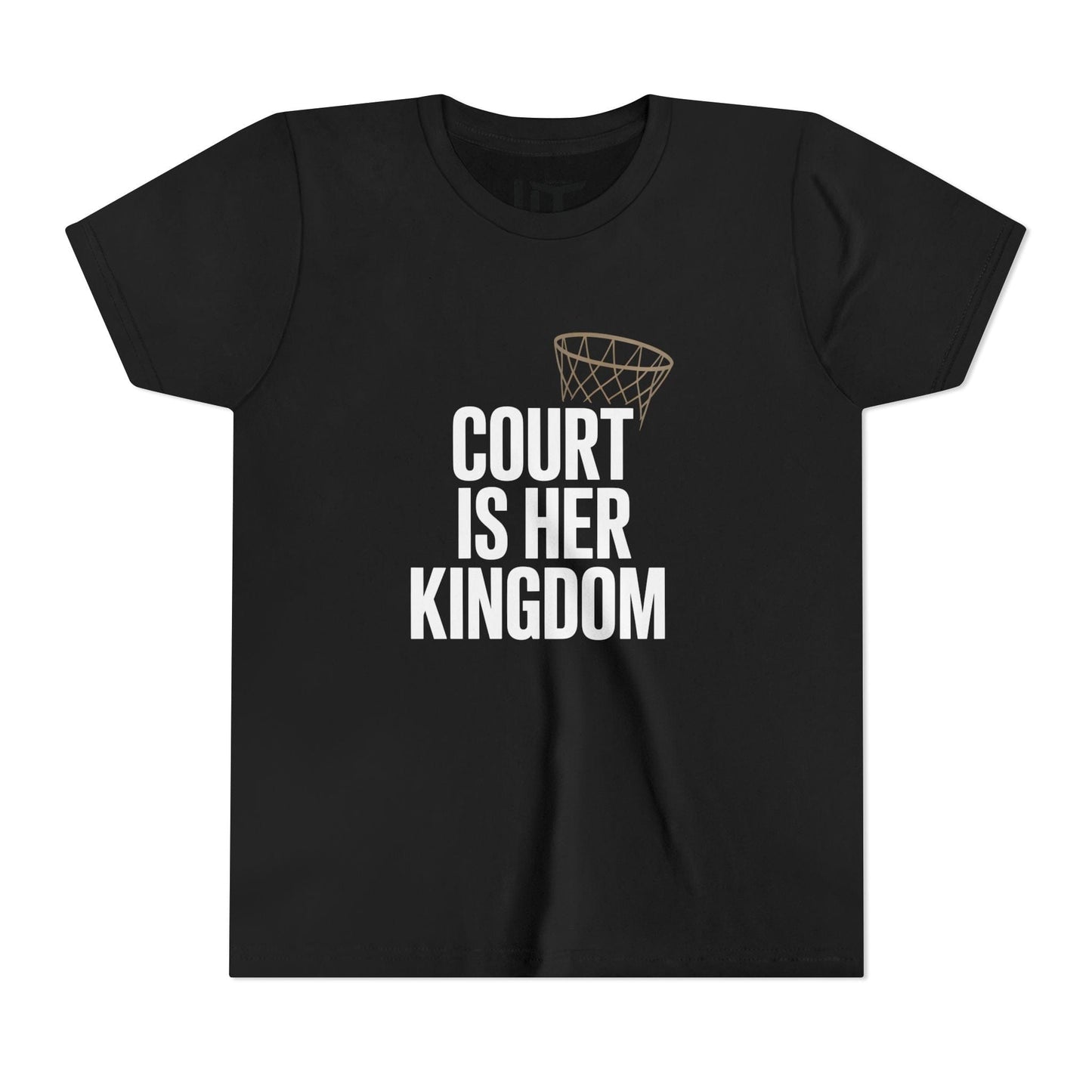 Court Is Her Kingdom Youth Short Sleeve Tee