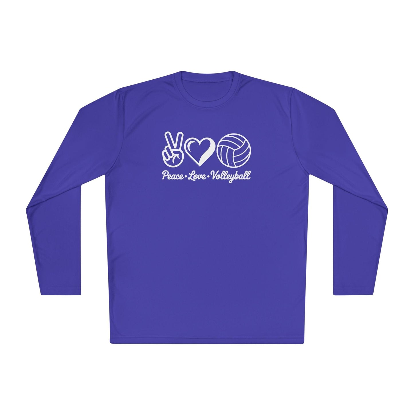 Peace • Love • Volleyball Lightweight Long Sleeve Tee