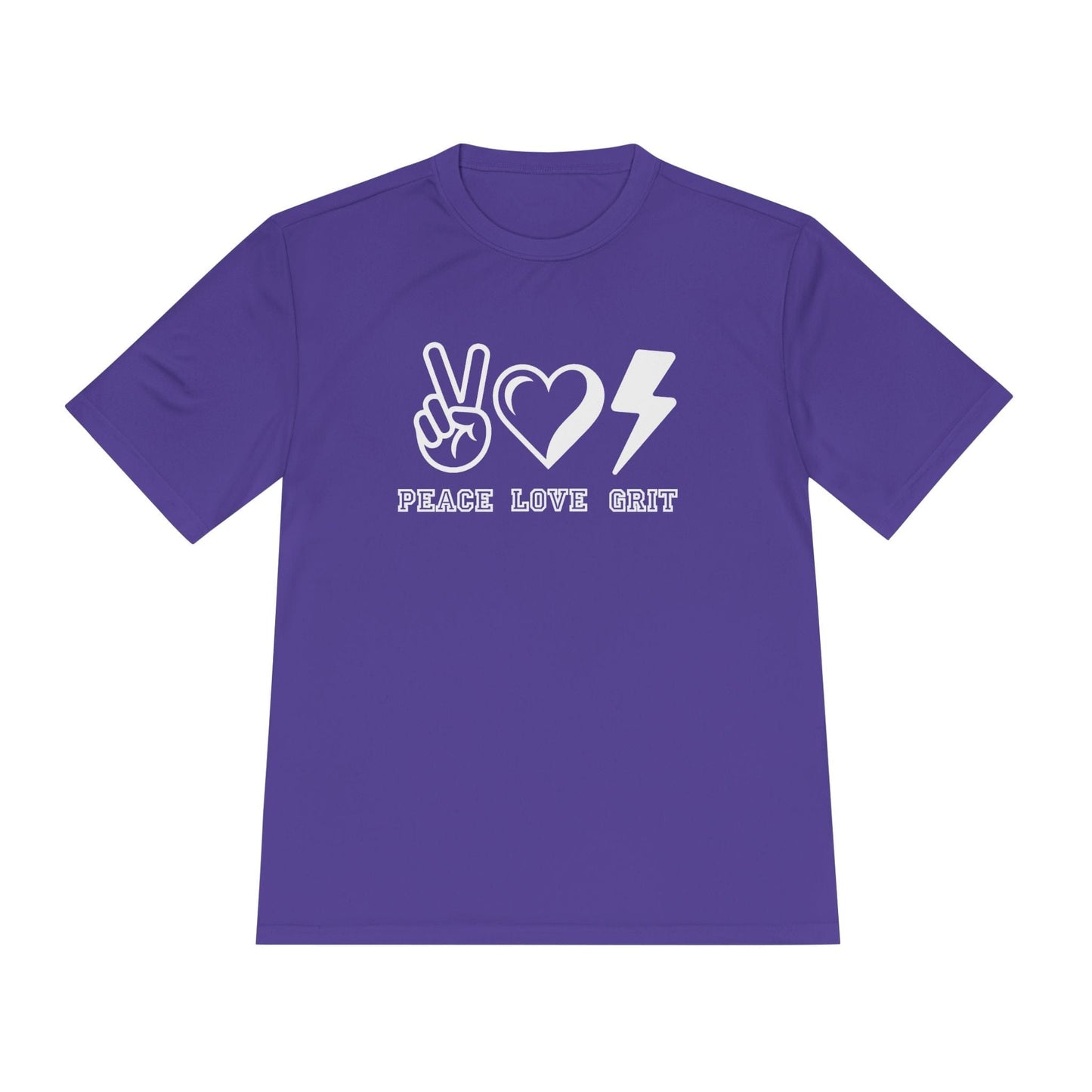 Peace, Love, Grit Unisex Moisture Wicking Tee