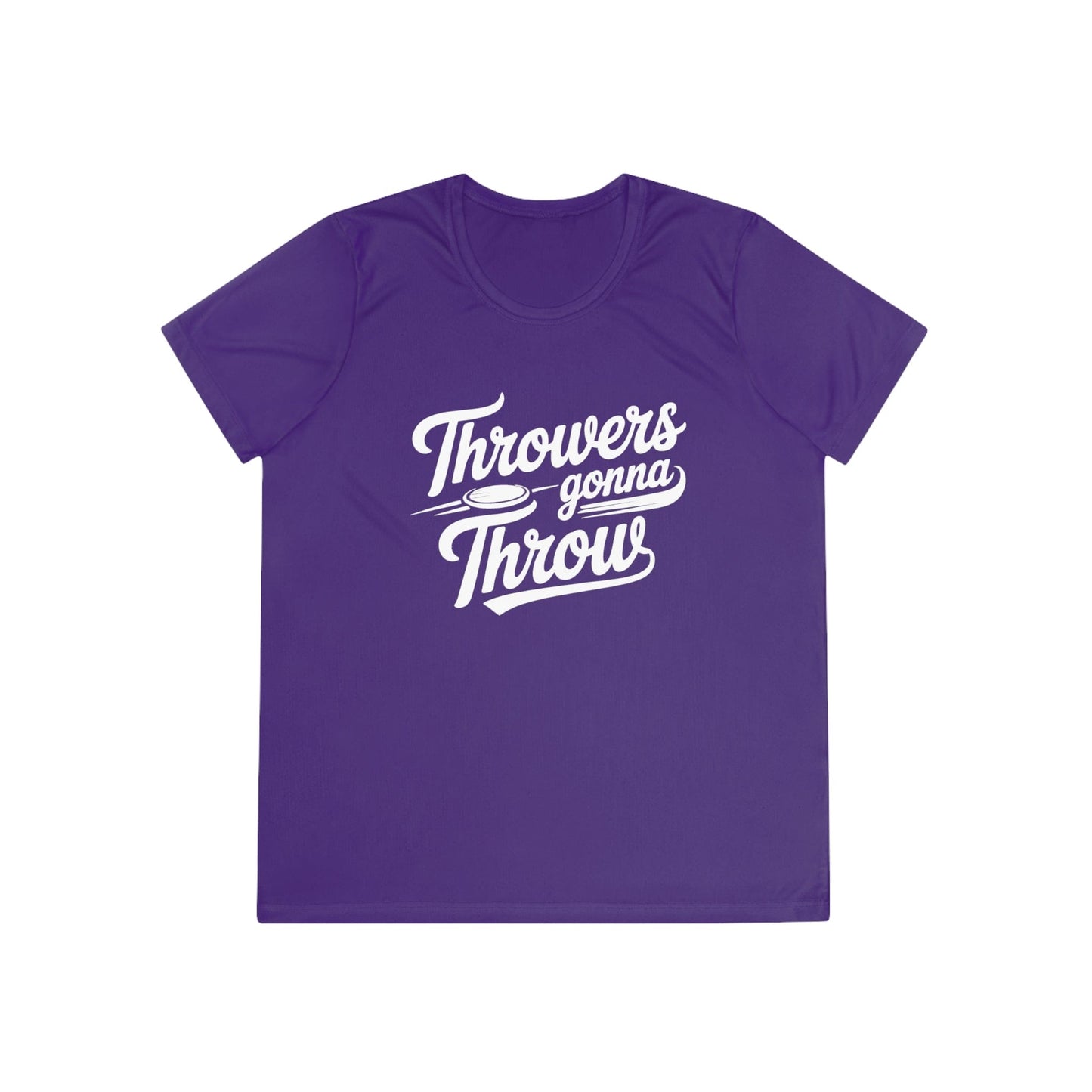 Throwers Gonna Throw Ladies Moisture Wicking Tee