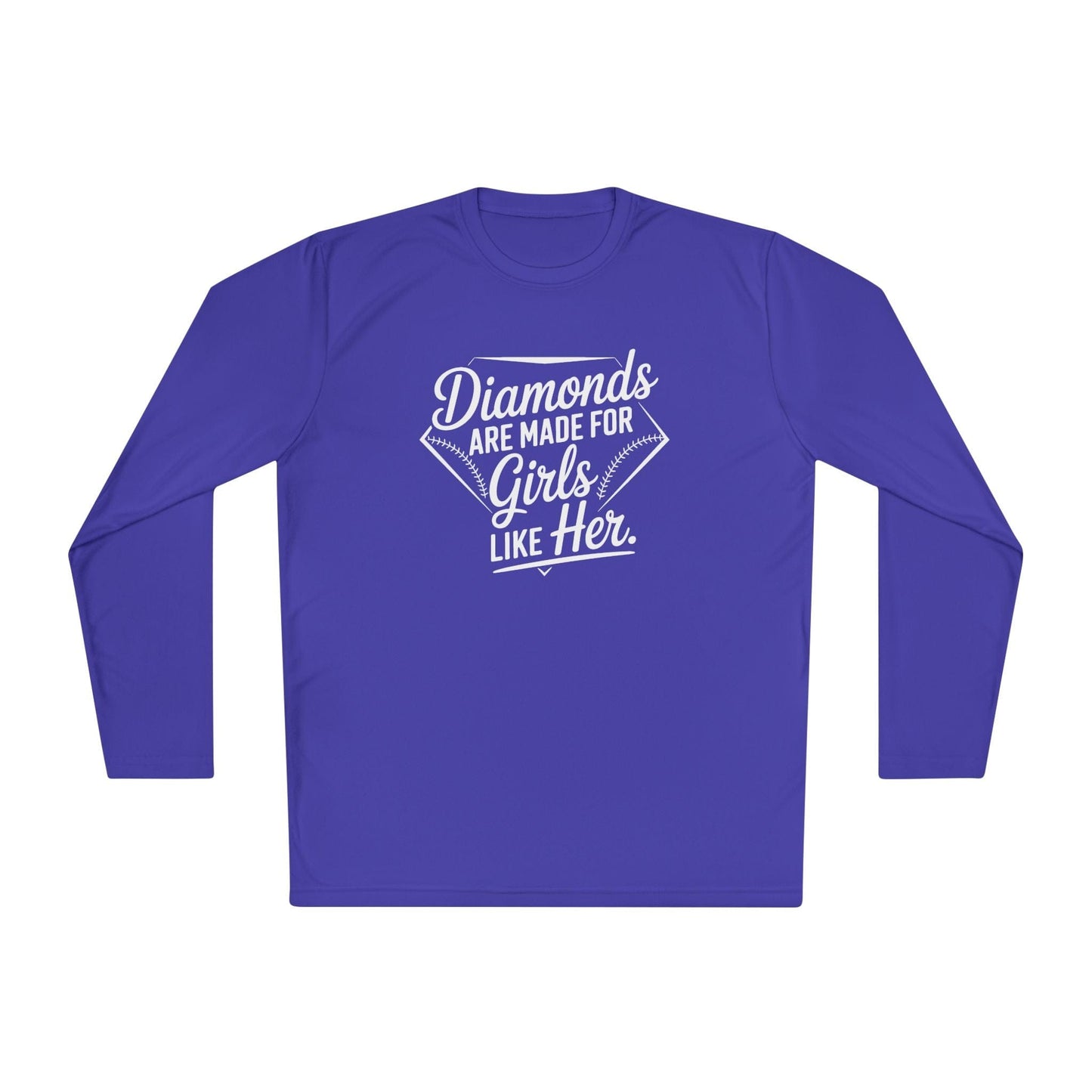 Diamonds Are Made for Girls Like Her Lightweight Long Sleeve Tee