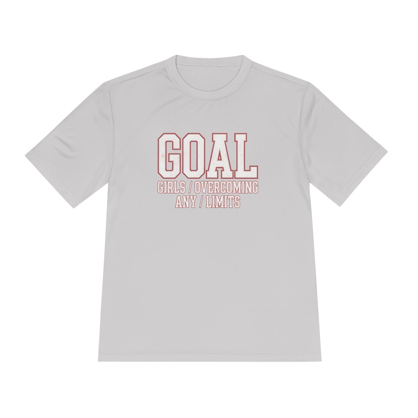 Goal: Girls Overcoming Any Limits Unisex Moisture Wicking Tee