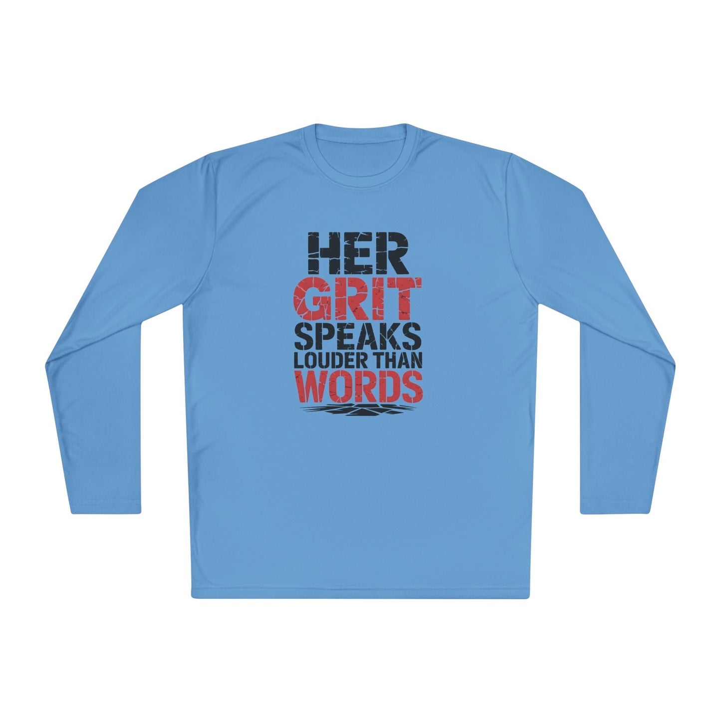 Grit Over Words Unisex Lightweight Long Sleeve Tee
