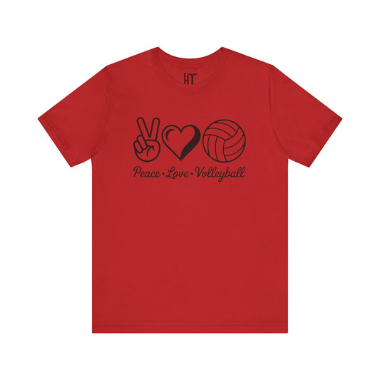 Peace • Love • Volleyball T-Shirt