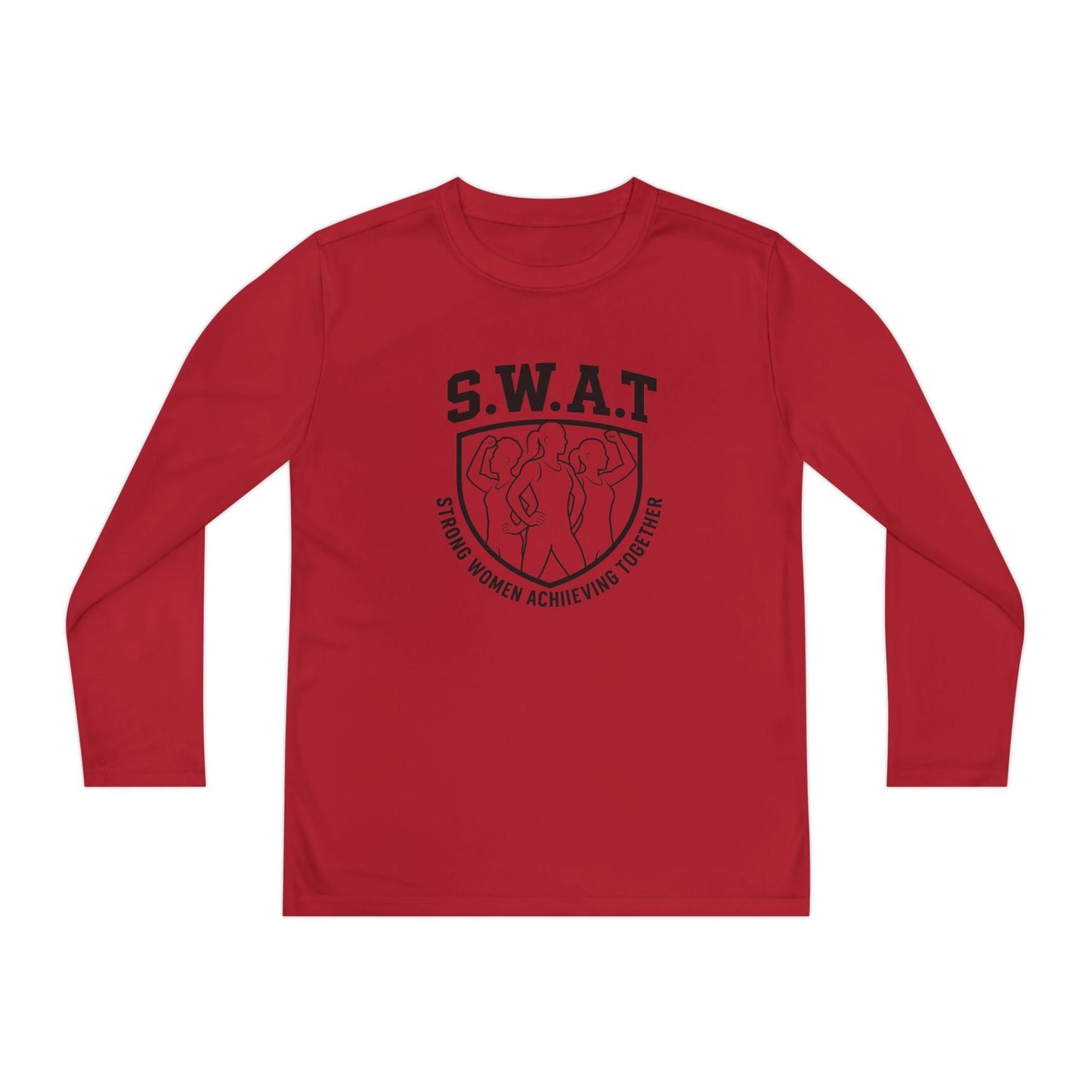 S.W.A.T – Strong Women Achieving Together Youth Long Sleeve Competitor Tee