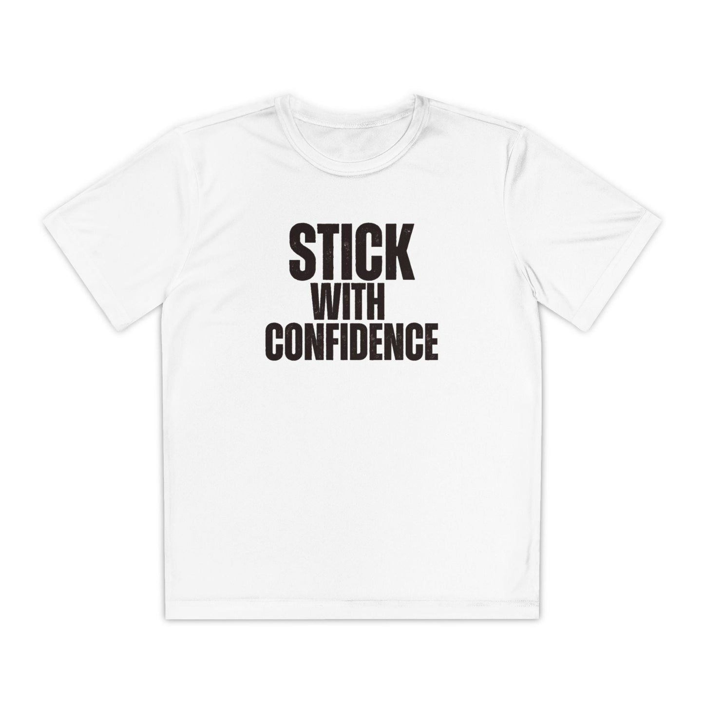 Stick With Confidence Youth Moisture Wicking Tee