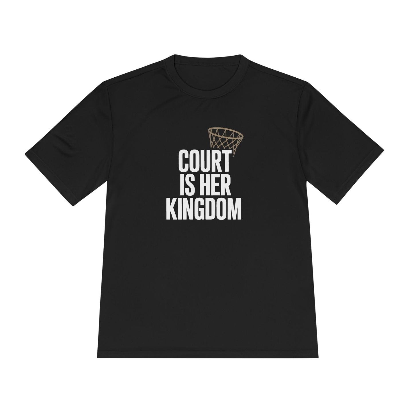 Court Is Her Kingdom Unisex Moisture Wicking Tee