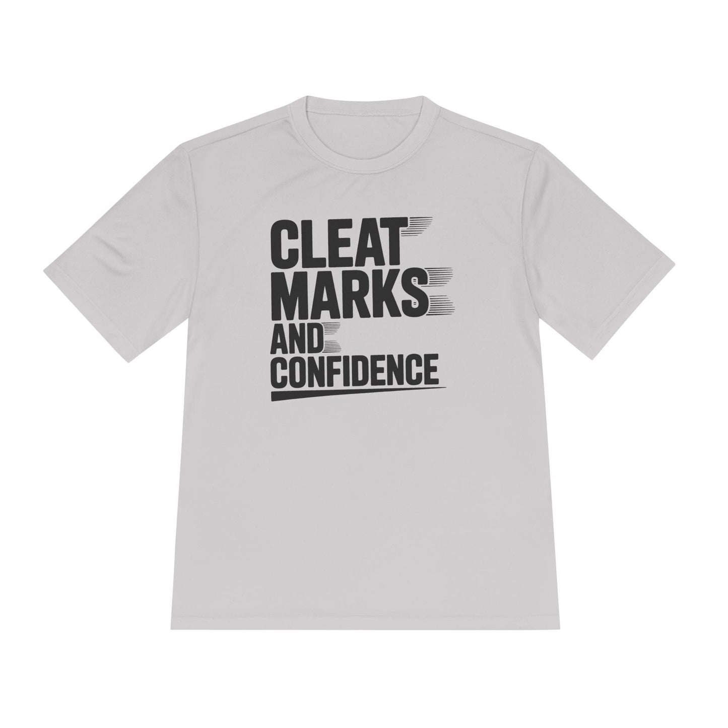 Cleat Marks And Confidence Unisex Moisture Wicking Tee