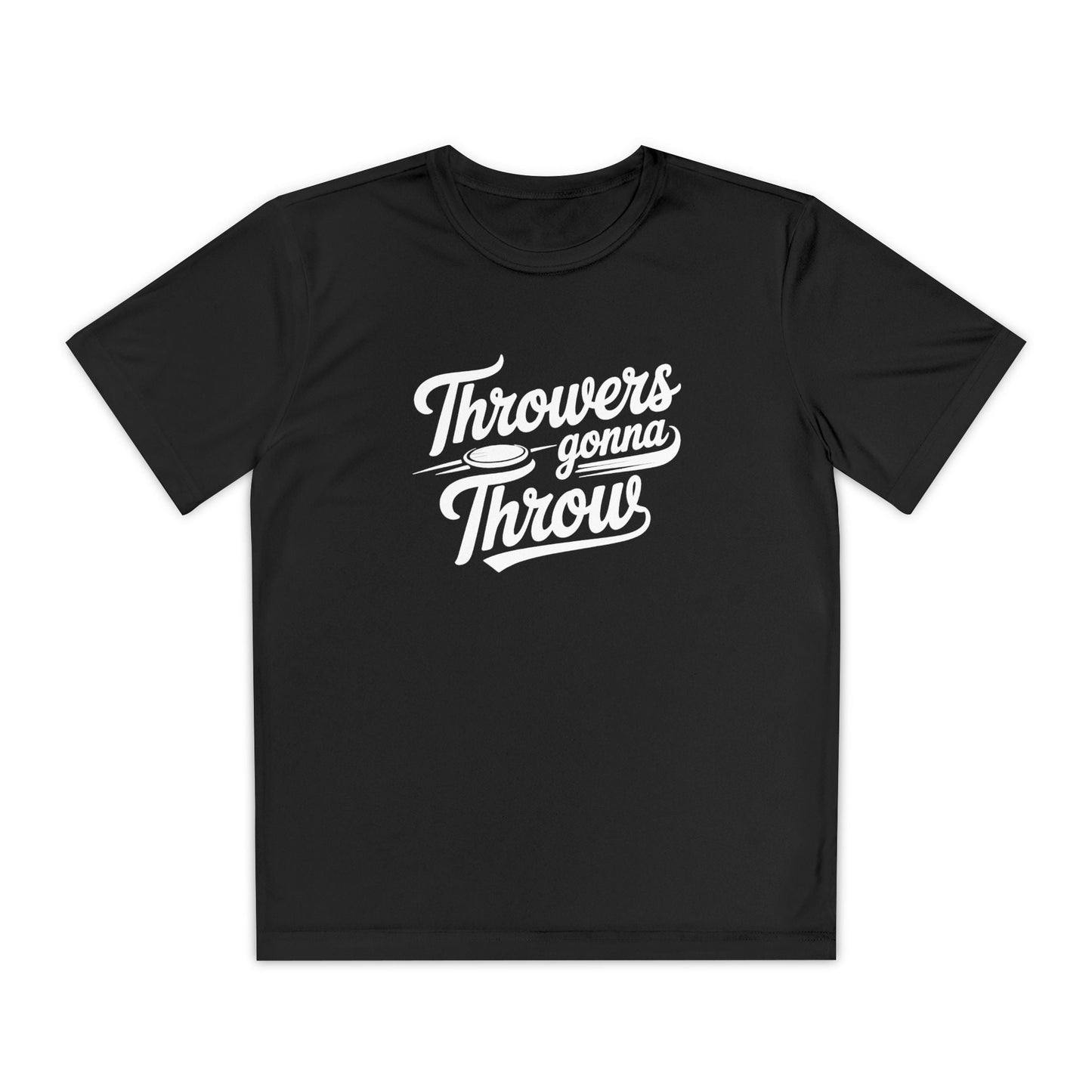 Throwers Gonna Throw Youth Moisture Wicking Tee