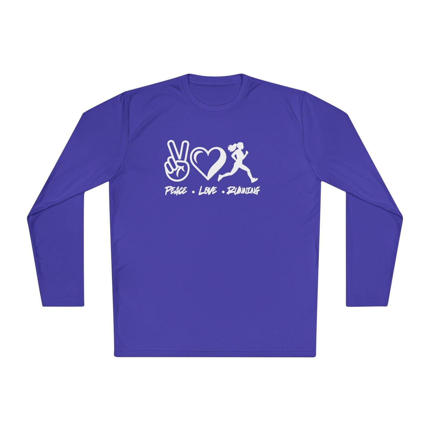 Peace • Love • Running Lightweight Long Sleeve Tee