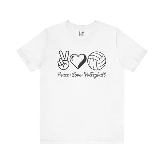 Peace • Love • Volleyball T-Shirt