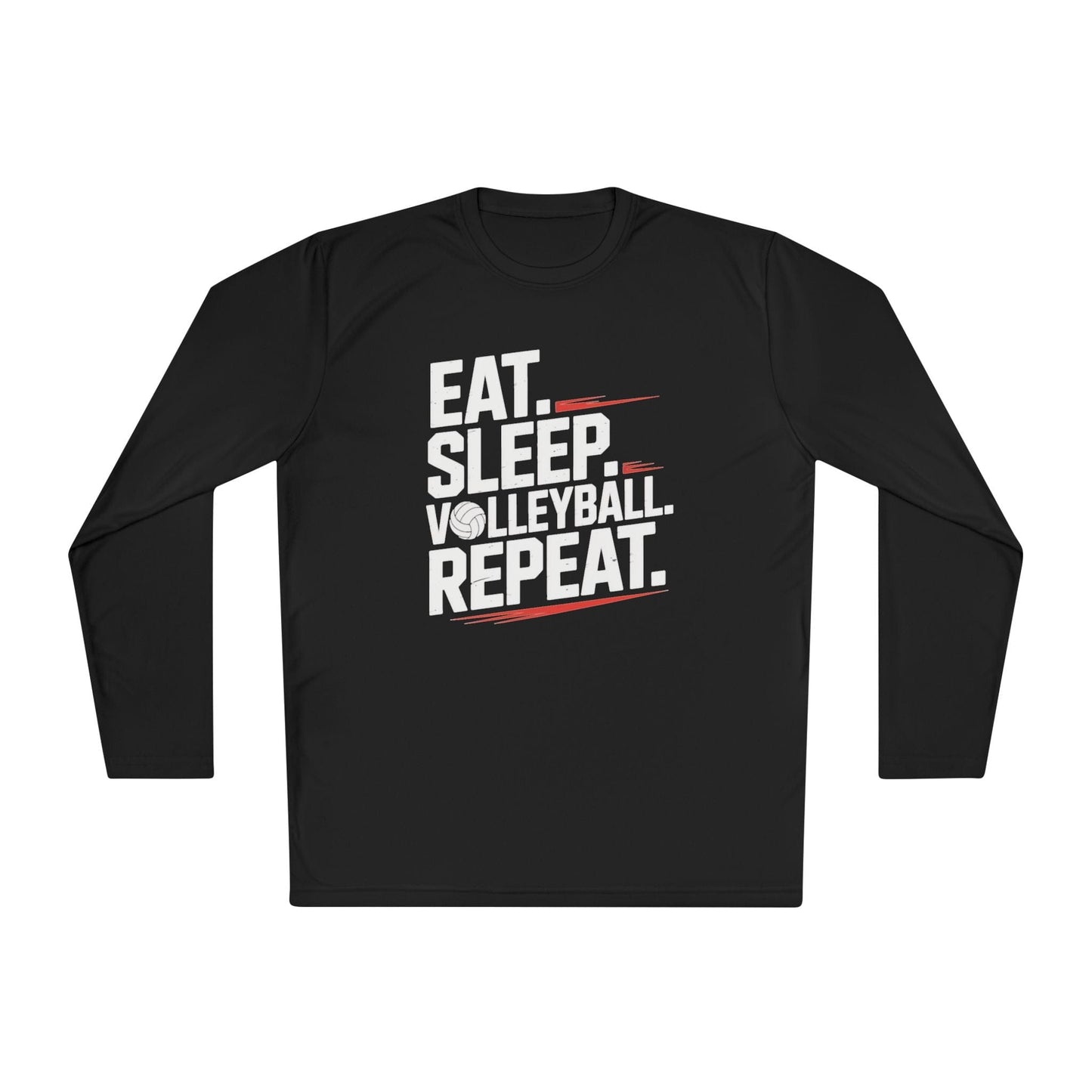Eat.Sleep.Volleyball.Repeat Lightweight Long Sleeve Tee
